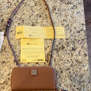 Dooney & Bourke Tan Crossbody Wallet